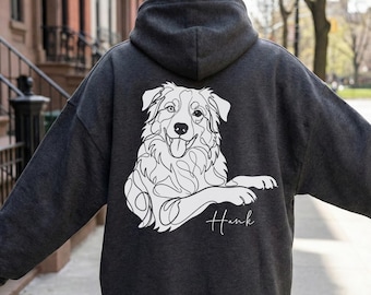 Personalized Sweatshirt With Photo, Custom Pet Photo Hoodies, Cat Dad Gift Custom Hoodie, Custom Pet Photo Sweatshirt, Photo Dog Cat Shirt