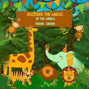 Cartões de aniversário com tema animal