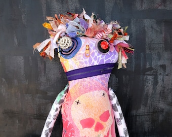 OOAK Textile Art Doll – Creepy Collector Statement Piece