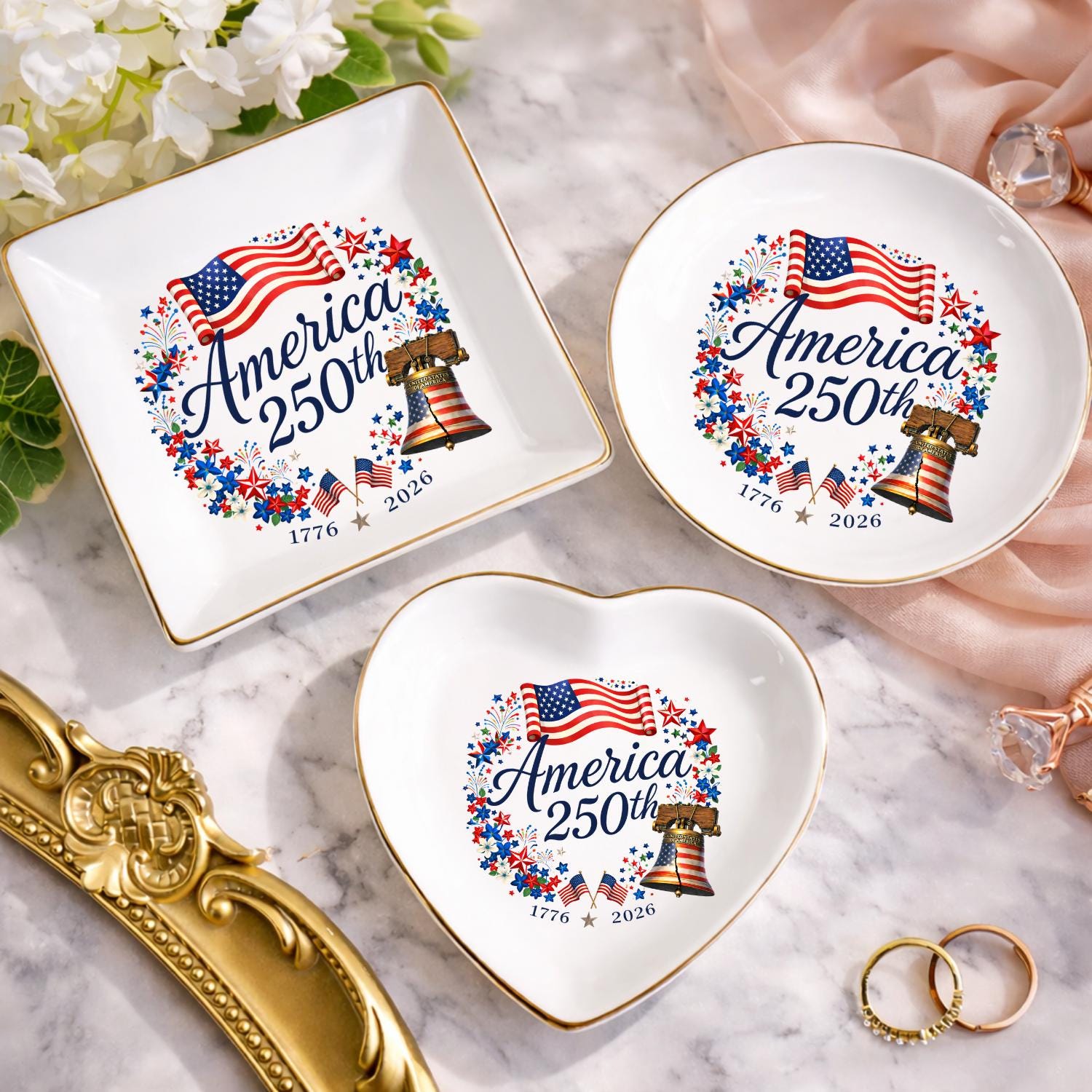 America 250 Ceramic Plate - Etsy