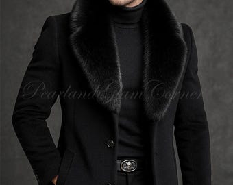 Handmade Black Sheep Fur Coat: Ethnic Carpathian Wool Coat - Etsy