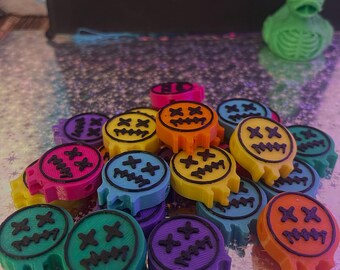 Dead Face Kandi Bead