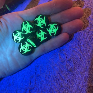 BIOHAZARD KANDI BEAD image 15