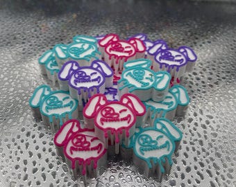 Drippy Bunny Kandi Bead