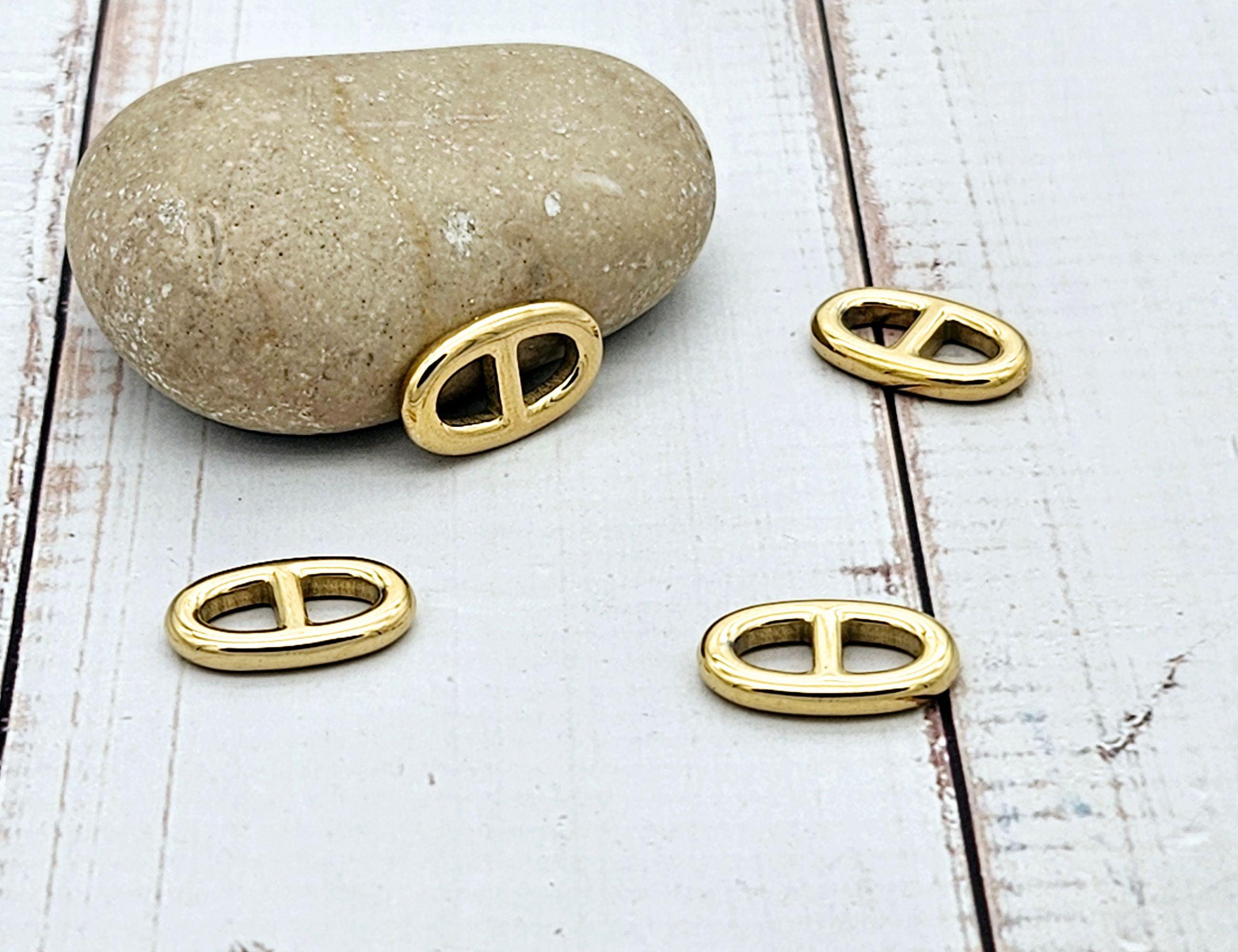 Sautoir Pendentif Maille Marine en Acier Inoxydable Doré – Élégance et Style