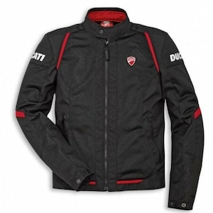 New Ducati Corse C6 Motorcycle/Motorbike Cordura Textile Jacket with CE Approved Protectors New Model 2025