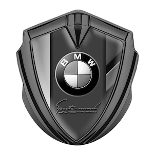 BMW Metal Shield Emblem – Custom 3D Domed Epoxy Resin Logo, Self-Adhesive Car Badge, Auto Tuning Accessory, Gift for BMW Lovers