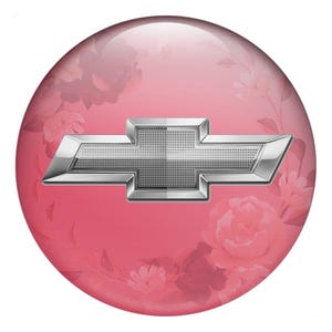 Chevrolet Domed Epoxy Emblem Stickers - Set of 4  Handmade Epoxy Emblems Decals for Wheel Center caps, Car Interior, Laptops, Phones, Rims