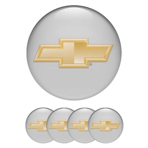 Enjoliveurs centraux de qualité supérieure Chevrolet, emblème de roue avec logo imprimé en 3D pour enjoliveurs, autocollant en silicone bombé, téléphone, ordinateur portable, accessoires de voiture