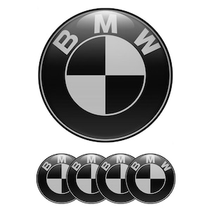 BMW Center wheel caps, Custom 3D Print Logo Wheel Emblem for Hubcaps, Domed Silicone Sticker, Phone, Laptop, Car accessories