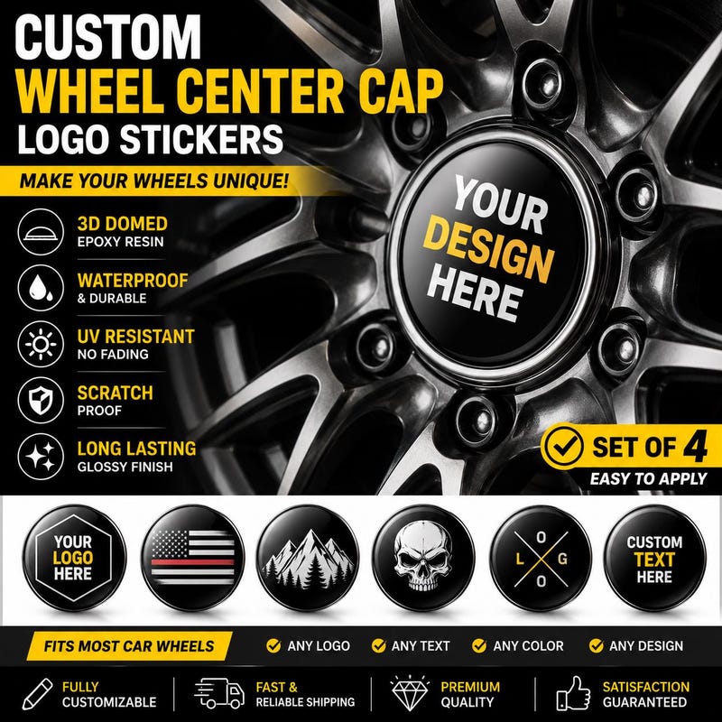 Center Cap Decals - Etsy