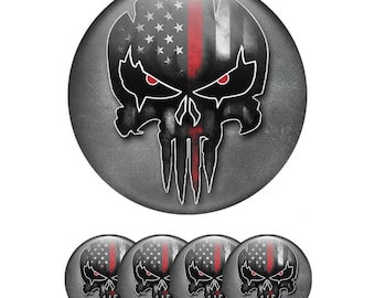 Pegatina de calavera 3D de resina epoxi abovedada: calcomanía impermeable para coche, emblema de calavera de motociclista para coches, motos y equipo.