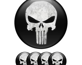 Custom Wheel Center Cap Stickers, 3D Domed Epoxy Car Logo Decals, Easy Apply (1pcs)