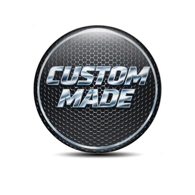 Premium 3D domed epoxy resin close-up – high-gloss reflective finish, scratch resistant and weatherproof