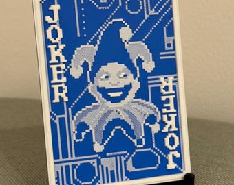 3D Printed Balatro Joker Card – Video Game Fan Art, Gamer Gift