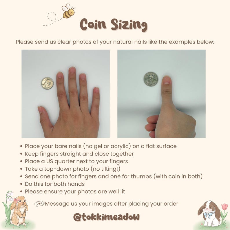 Nails Coin Method Examples Kawaii Kitten Press on Nails - 3D Hipper, Handmade, Nail Art - Etsy