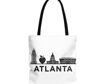 Atlanta Skyline Tote Bag, City Souvenir, Travel Gift
