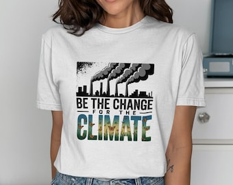 Climate Change Butterfly T-Shirt: Eco-Friendly Earth Day Tee