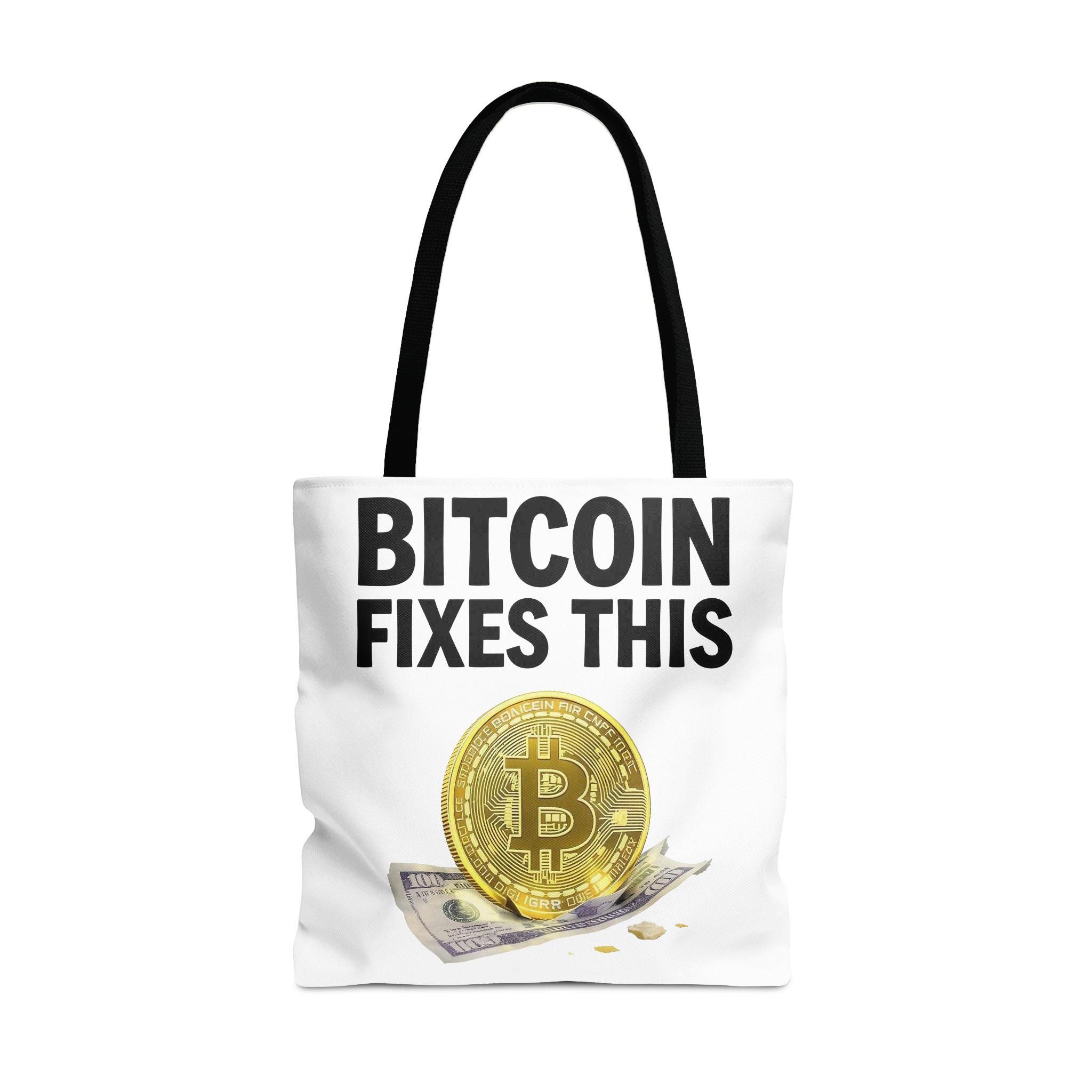 Bitcoin Tote Bag: Crypto Currency, BTC Maximalist Design