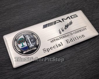 AMG Colour Apple Tree Special Edition Badge Emblem Decal Sticker Mercedes Benz
