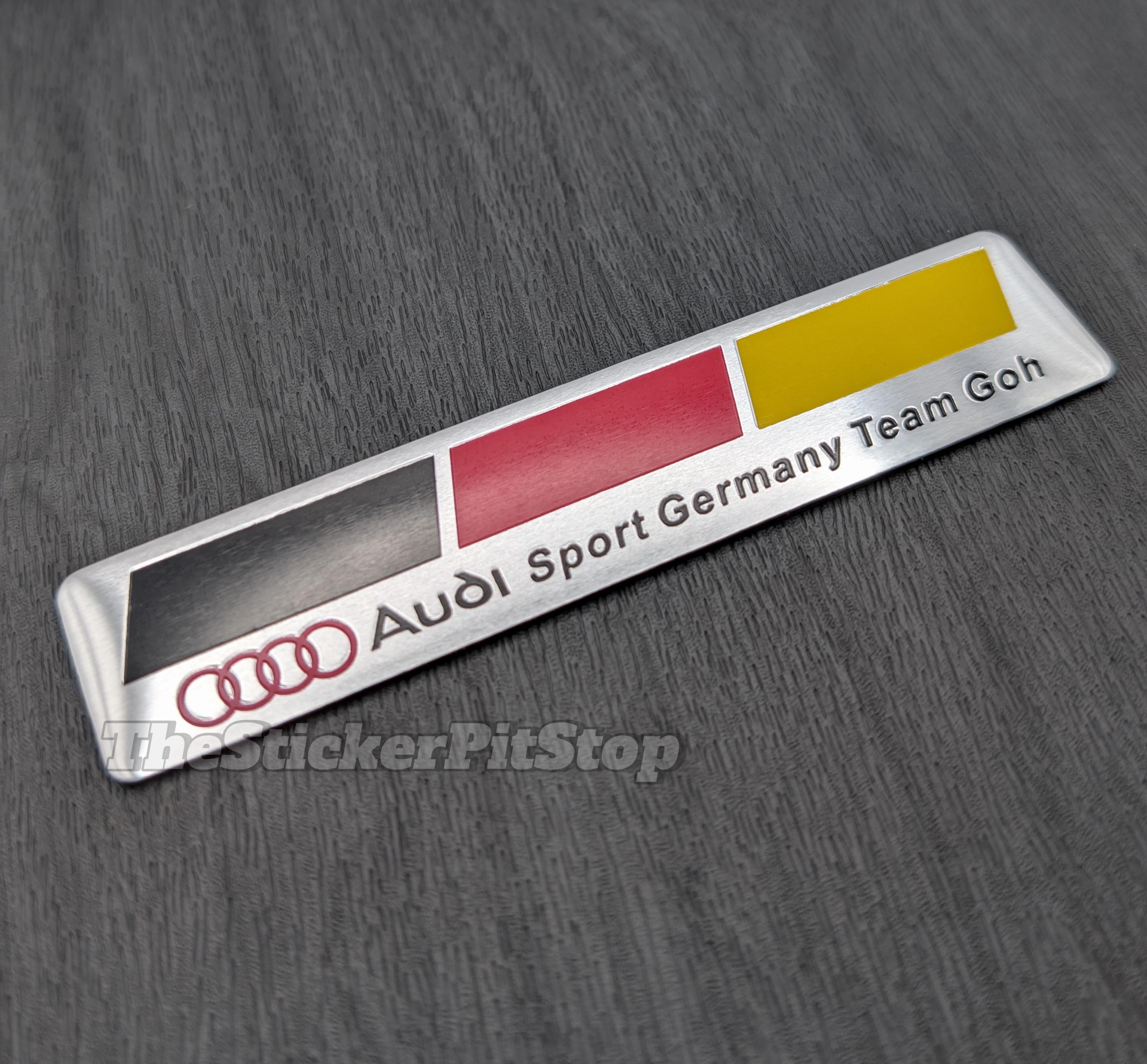 thumbnail interactive-video image 1 of Audi Racing Decal Sticker – White Vinyl, Fit A3 A4 A5 A6 A8 Q3 Q5 Q7 TT RS4 RS5 S4 1 of 3