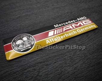 AMG Affalterbach Apple Tree Flag Badge Emblem Decal Sticker For Mercedes Benz