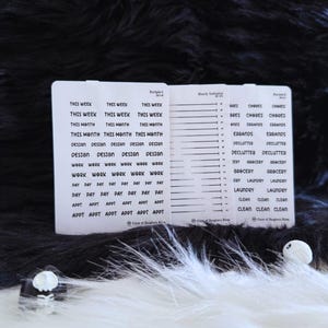 Functional Planner Sticker | Scripts | Hobonichi Cousin & Bullet Journal