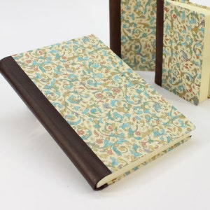 Medicea Hardcover Journal Notebook with Genuine Leather Spine