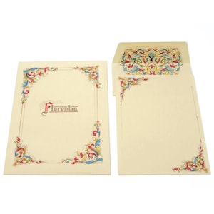 Florentine Portfolio with Sheets and Envelopes (10 Sheets + 10 Envelopes)