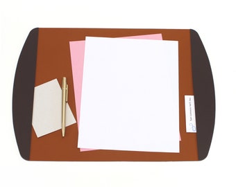 San Lorenzo Design Bonded Leather Desk Blotter, Writing Mat, Desk Protector, Place Mat, Computer Pad, etc...