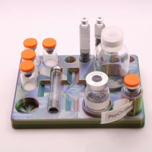Peptide Reconstitution Station – Vial Mixing & Storage Kit – PepStation by PepChill image 1