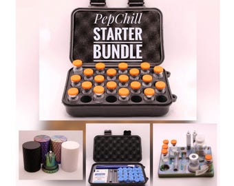 Pacchetto di avvio dei peptidi di PepChill: conservazione di fiale e penne, stazione di ricostituzione
