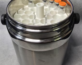 108x 3ml Vials - XL Flask Peptide Storage - Stainless Steel