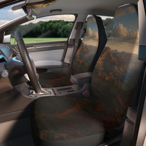 Scenic Car Seat Covers | Nature-Themed Protection for Your Vehicle, Great Gifts, Travel Accessories, Eco-Friendly, Road Trip Essentials
