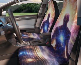 Cosmic Consciousness Car Seat Cover DNA Light Edition