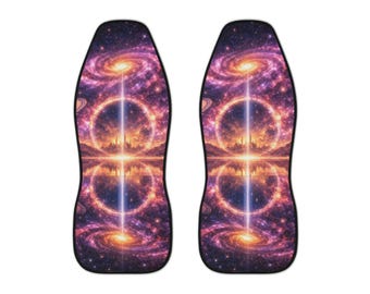 Funda para asiento de coche Portal Horizon Diseño de reflejo de puerta galáctica