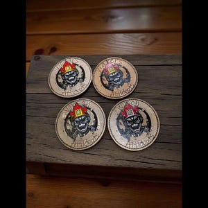 Distintivi personalizzati per i vigili del fuoco - Distintivi personalizzati in velcro per le spalle