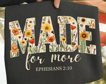 Made For More Efeziërs 2:10 Foral PNG, christelijk bijbelvers png, Jezus citaat png, religieuze moeder png, christelijke songteksten, cadeau
