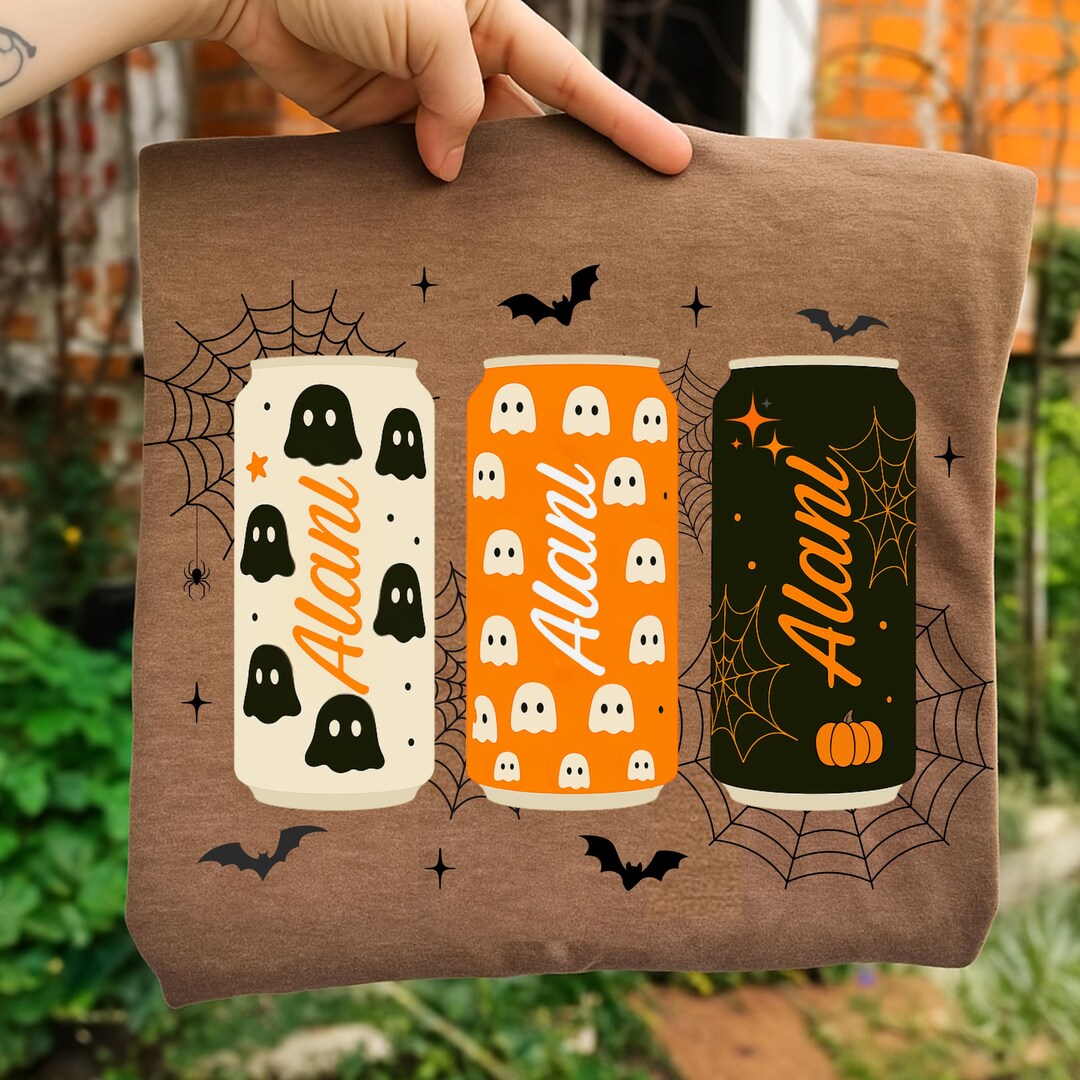 Halloween Energy Drink Png , Alani-inspired Spooky Can Png , Cute ...