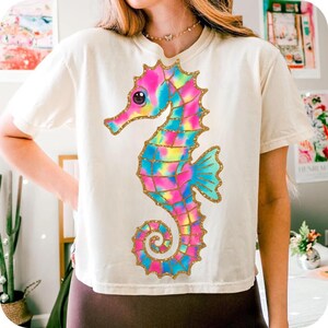 Summer Seahorse PNG, Preppy Summer Vibes Png, Neon Beach Png, Coastal Png, Retro Summer Coquette Png, Girly Summer Png, Toddler Summer Png