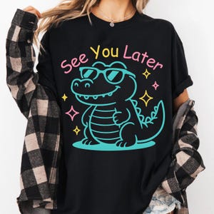 Last Day of School PNG, See You Later Alligator Teacher Shirt Design, End of Year Teacher Sublimation, Summer Teacher Gift Clipart