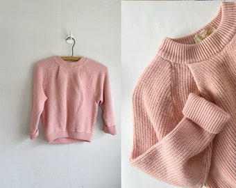 vintage 1950s Jantzen ballerina pink sweater