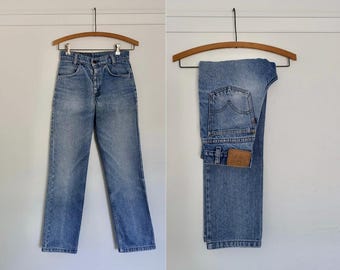 vintage Levis kinderjeans met hoge taille