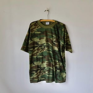 vintage camouflage mens t shirt