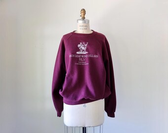 vintage 90s Napa Wine sweatshirt