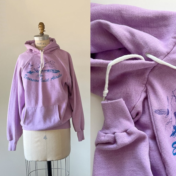 vintage 80s Alaska souvenir hoodie