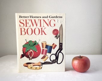 Sewing book, 1970 Better Homes and Gardens spiral bound how to guide, vintage DIY