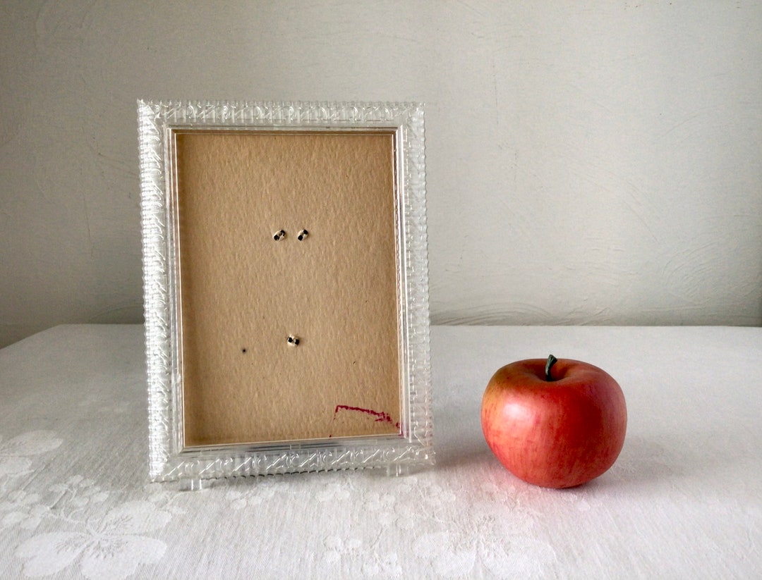 Clear Plastic Picture Frame Ornate Photo Display NO GLASS Etsy