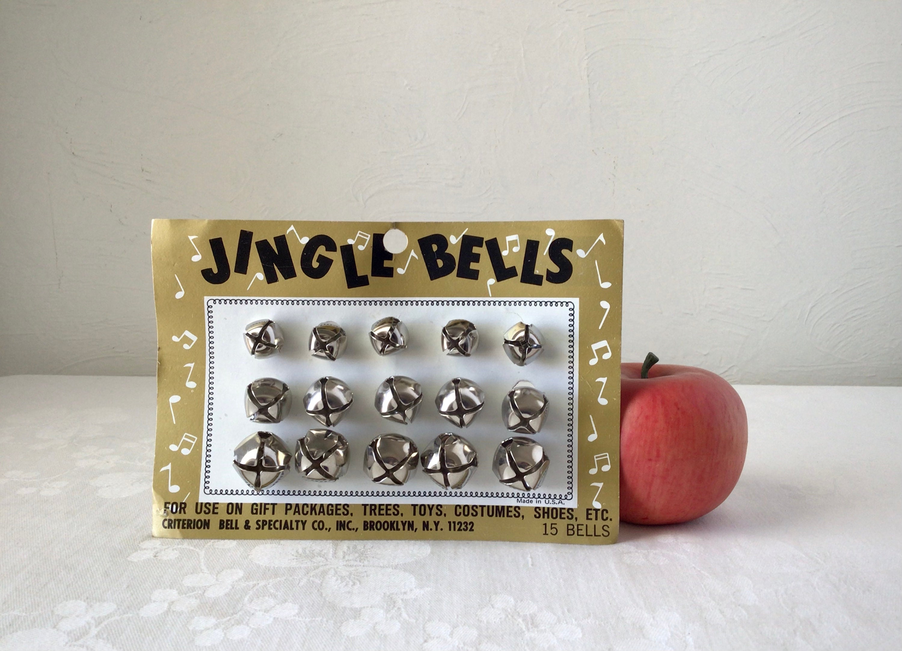 1 inch 25mm Silver Craft Jingle Bells Bulk 100 Pieces