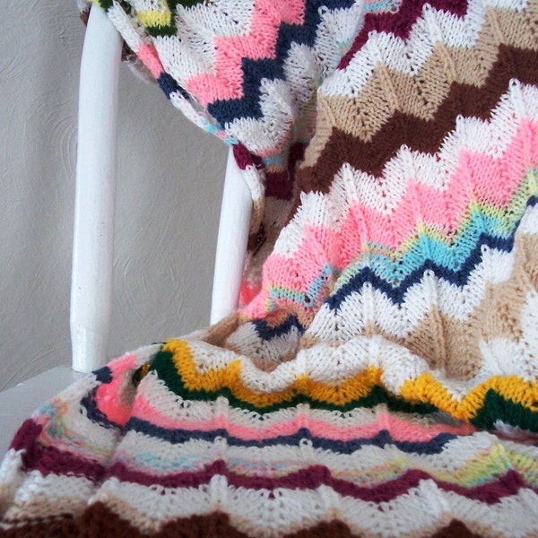 vintage crocheted blanket